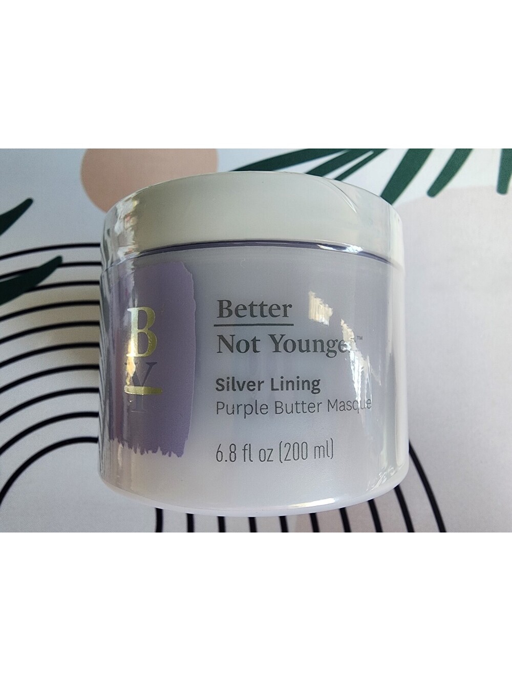 Better Not Younger Silver Lining Purple Butter Masque Mask 6.8 Oz